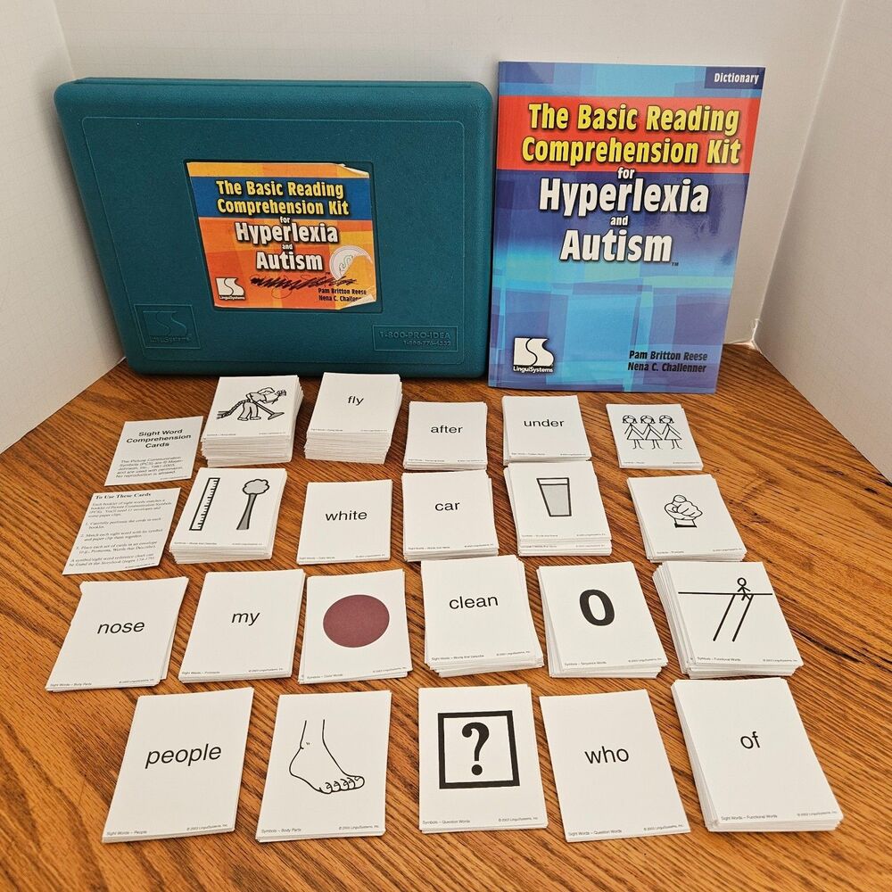 Basic Reading Comprehension for Hyperlexia & Autism Dictionary & Flashcards